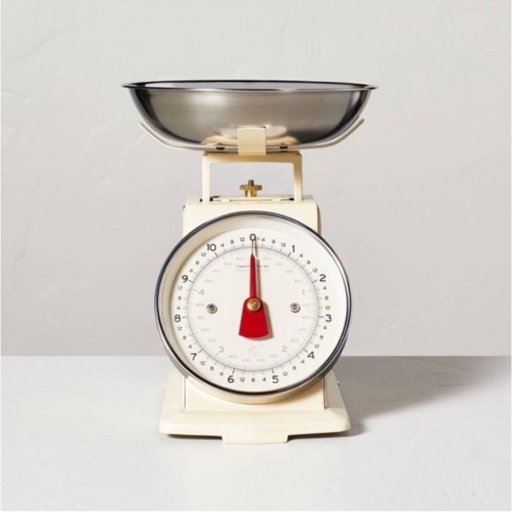 Hearth & Hand With Magnolia 11lb Stainless Steel Kitchen Scale Ivory